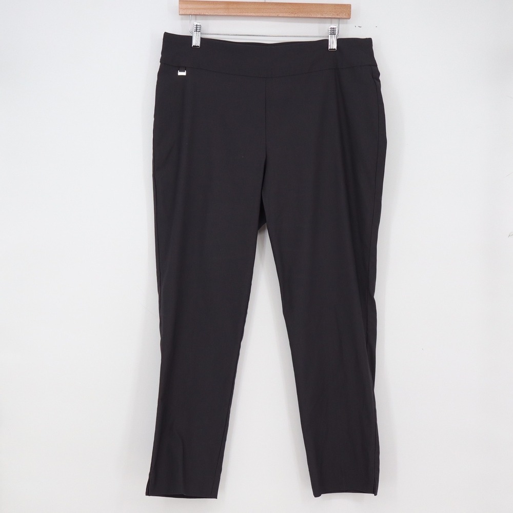 Counterparts Pants Womens 14 Black Stretch Pull On Excellent